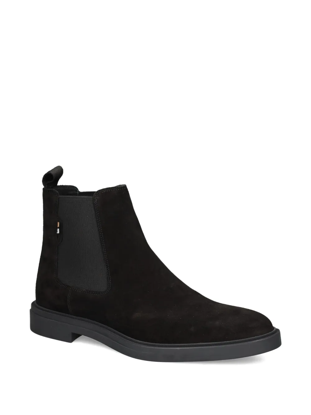 BOSS Calev elastic-panel suede boots Black