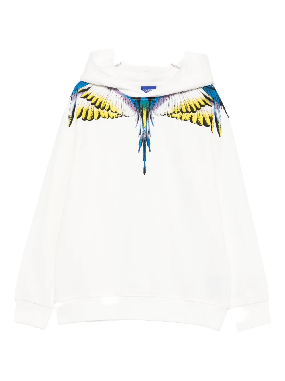 Marcelo Burlon County Of Milan Kids wing-print hoodie | White | Image 1