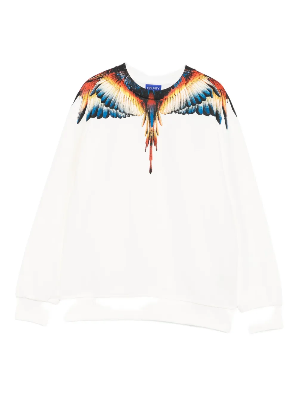 Marcelo Burlon County Of Milan Kids wing-print sweatshirt | White | Image 1