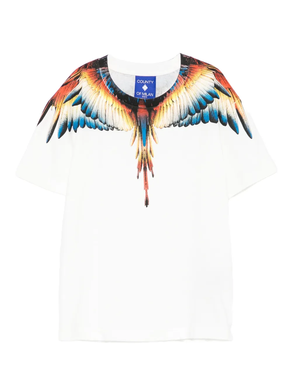 Marcelo Burlon County Of Milan Kids wing-print T-shirt | White | Image 1