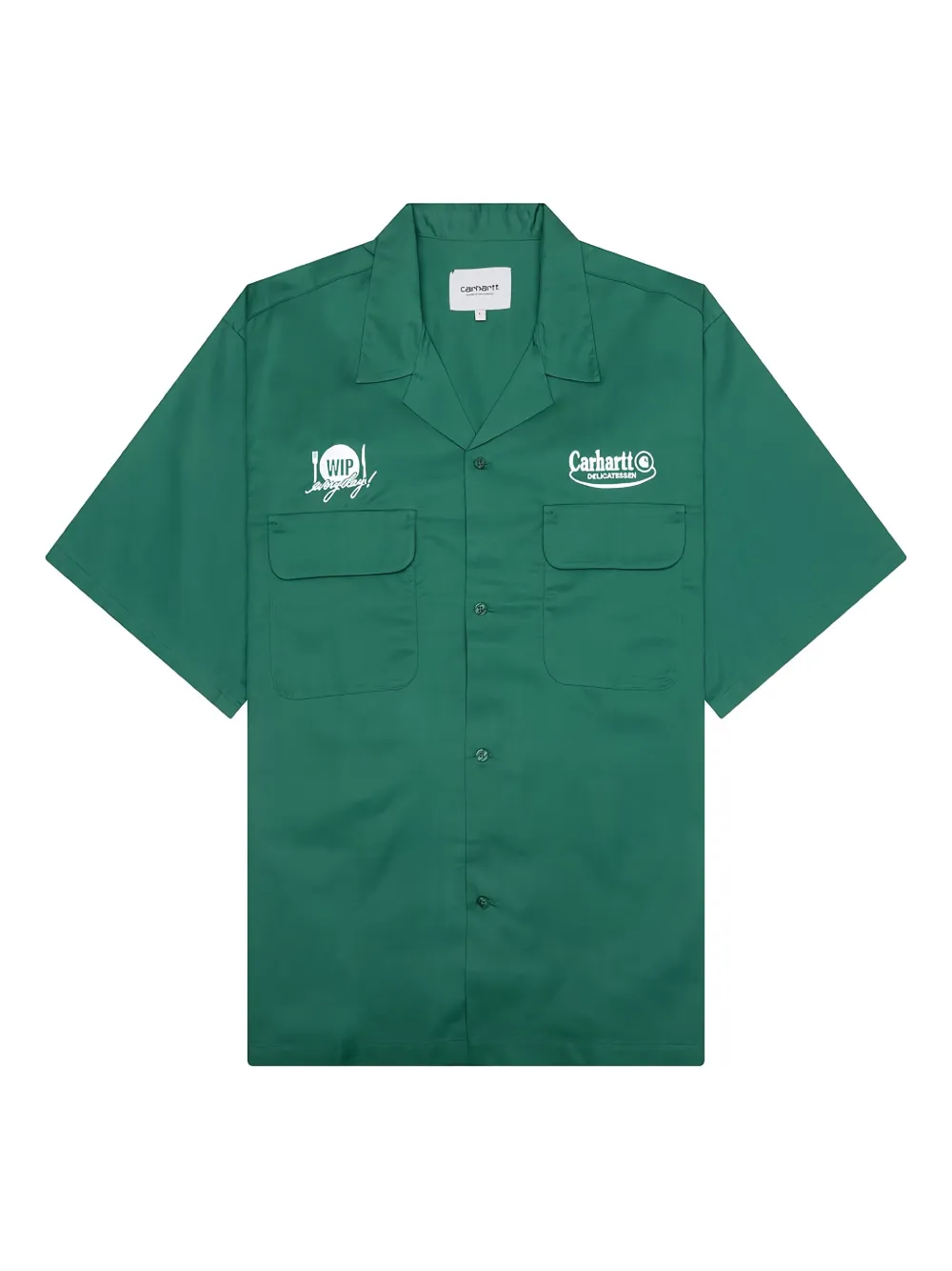 Carhartt WIP Deli エンブロイダリーシャツ - グリーン Carhartt WIP Deli エンブロイダリーシャツ - グリーン