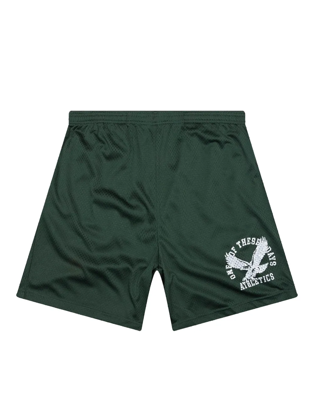 One Of These Days eagle-logo mesh shorts | Green | Image 1