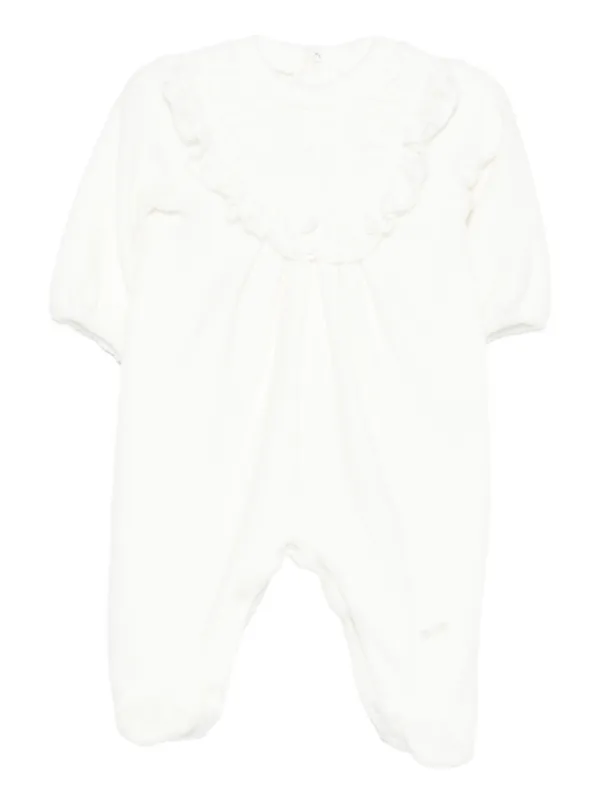 LALALU mameluco con detalle de volantes