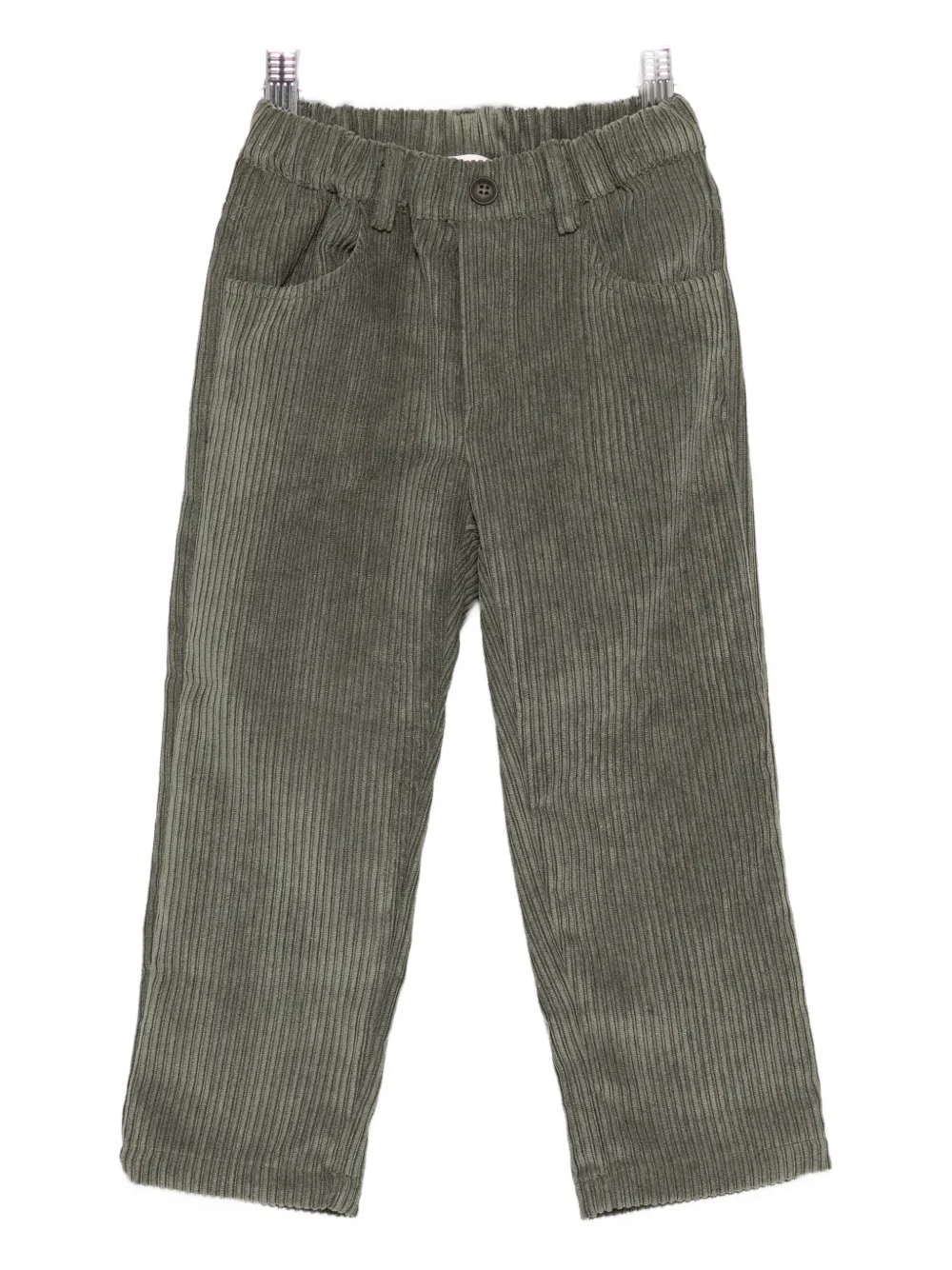 LALALU corduroy trousers | Green | Image 1