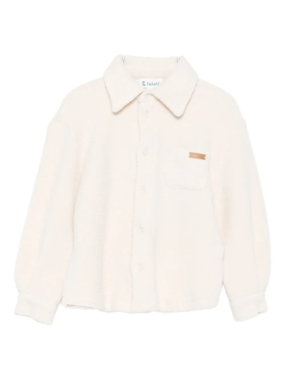 Lalalù Patch-pocket Shirt In Neutral