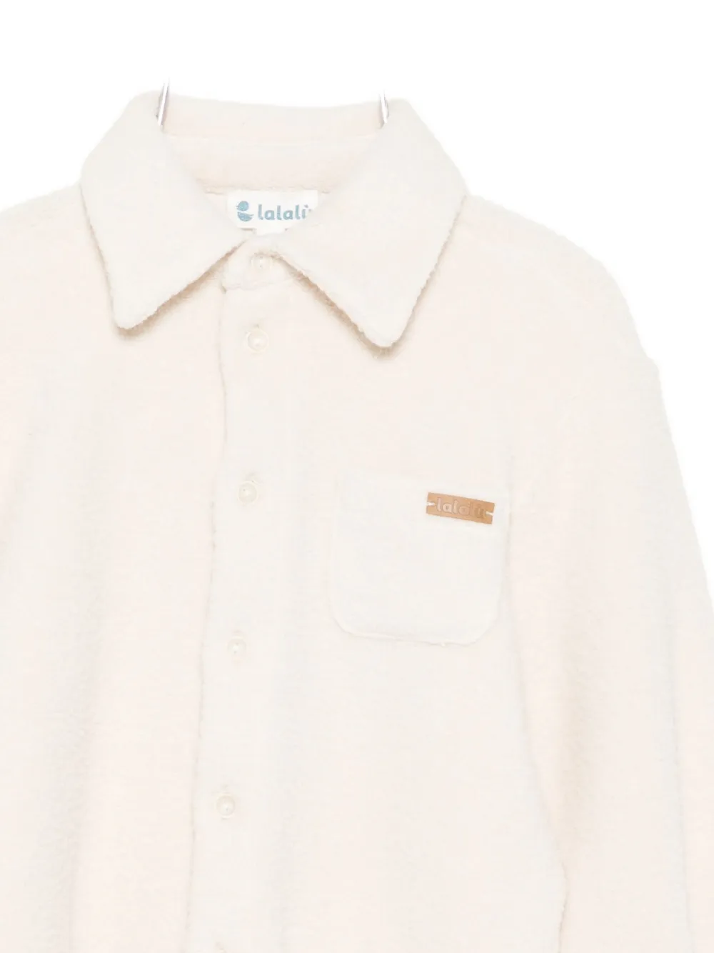 Lalalù Patch-pocket Shirt In Neutral