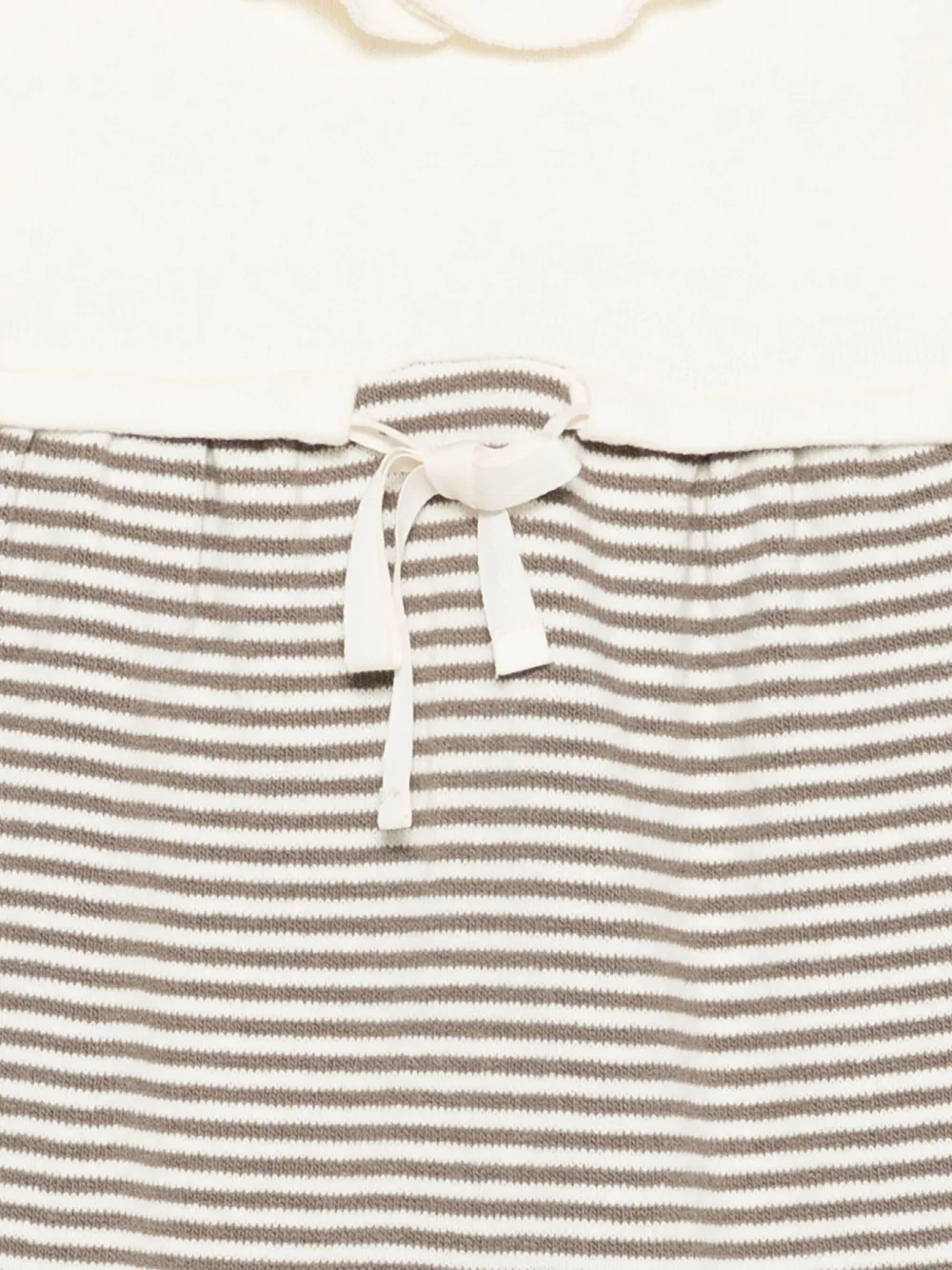 LALALU Gestreepte romper Beige