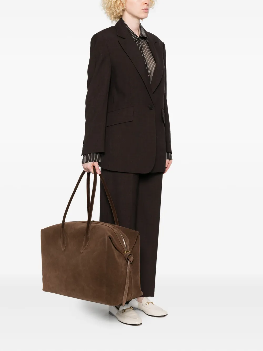 Yuzefi top-handle tote bag - Bruin