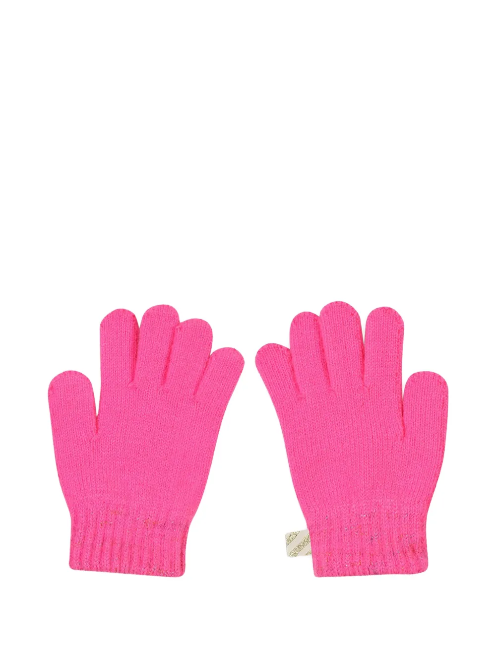 Billieblush logo-embellishment gloves - Roze