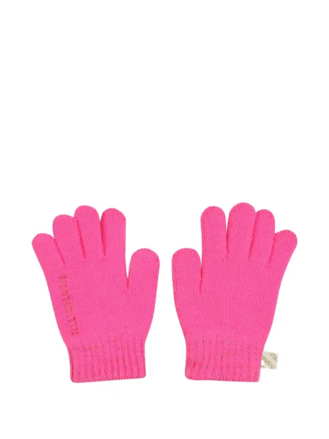 Billieblush logo-embellishment gloves