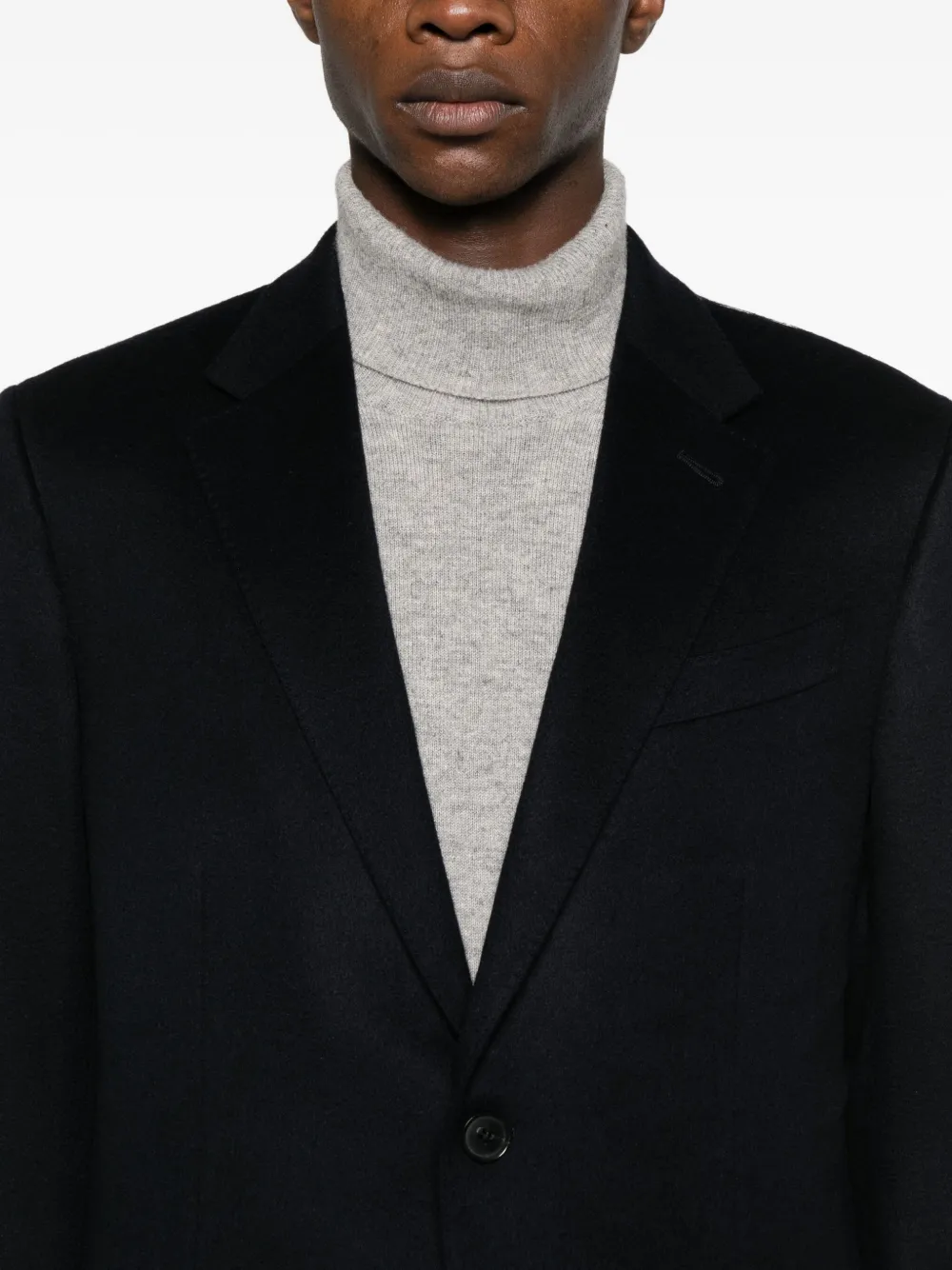 Zegna Kasjmier shirtjack met knopen Blauw