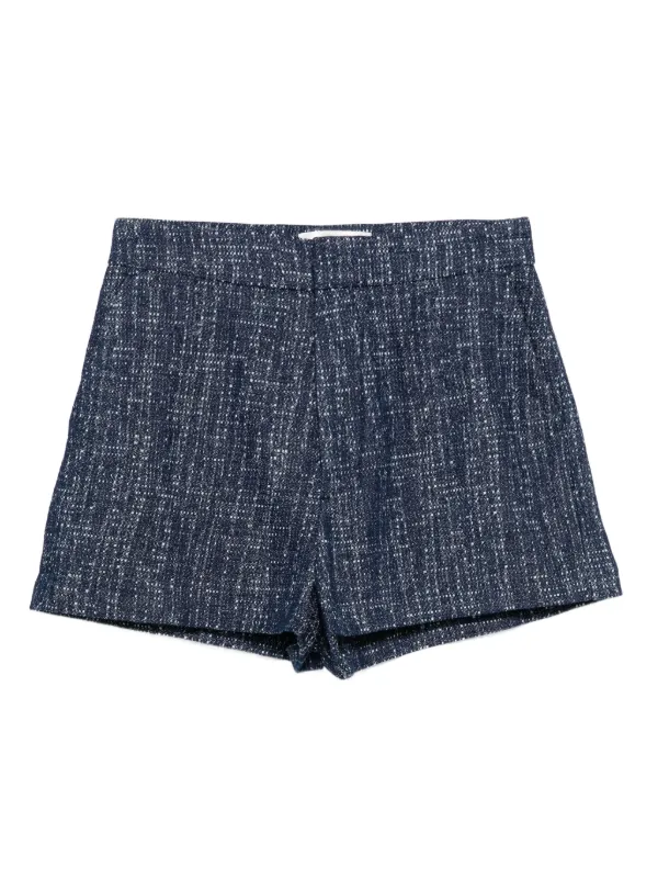 Frame The Tweed Shorts in Blue