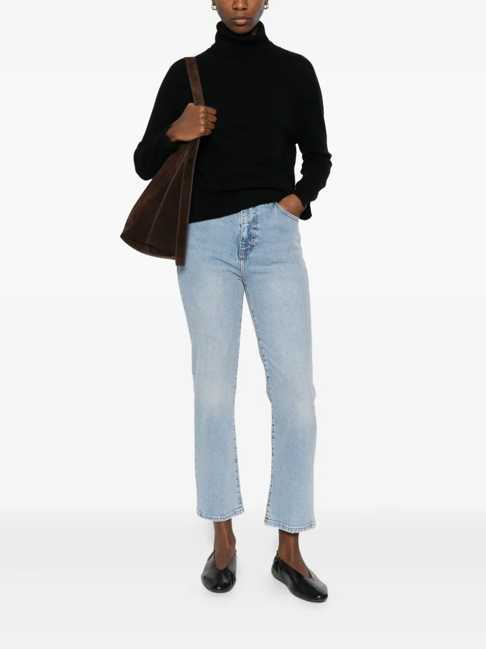 FRAME Jeans met verwassen-effect - Blauw