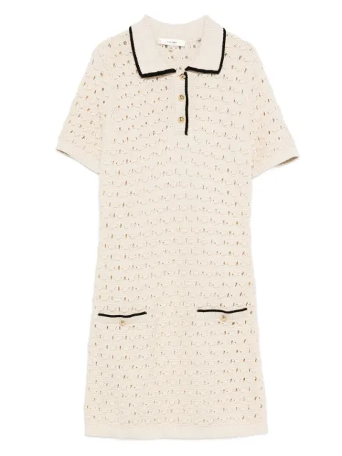 FRAME vestido midi de tejido flojo