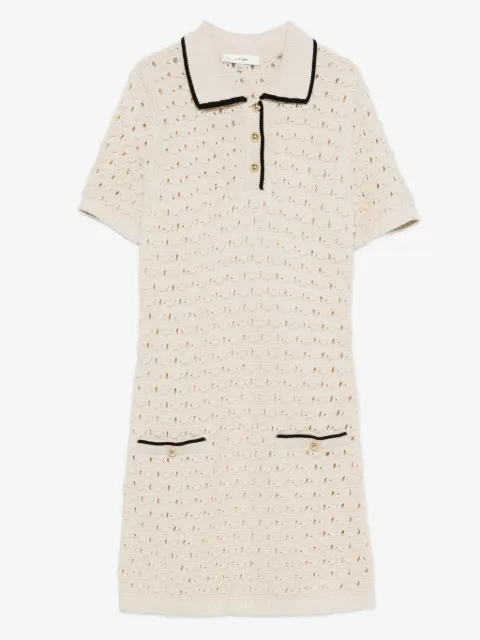 FRAME vestido midi de tejido flojo