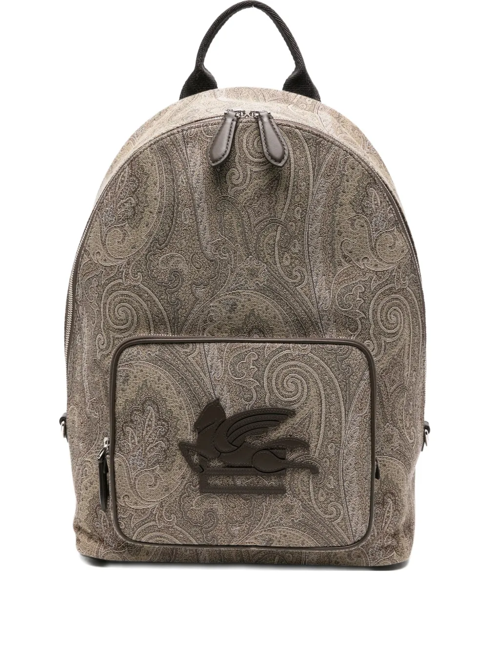 ETRO sac à dos à motif cachemire | marron | Image 1