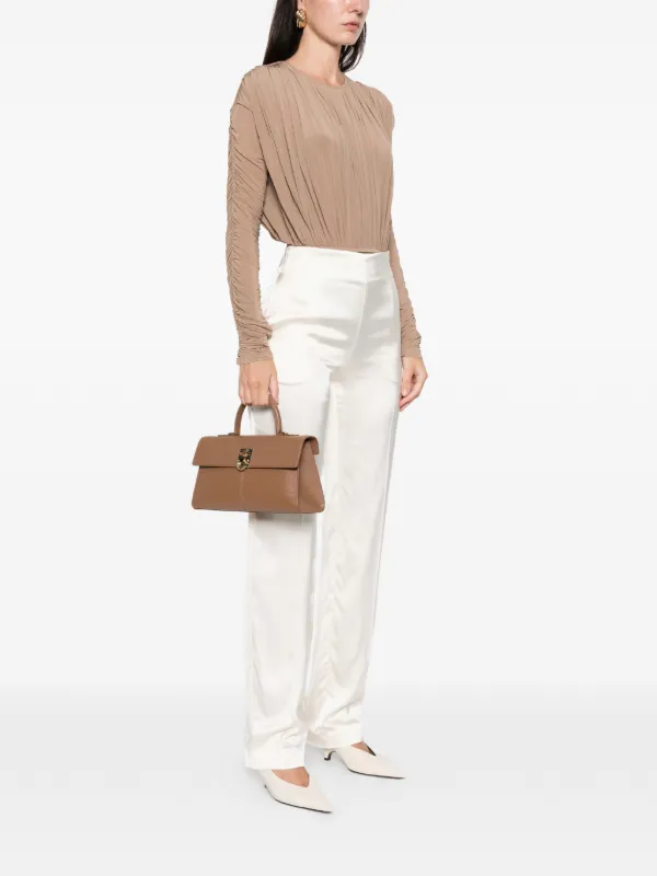 Cafuné Medium Stance C-Lock Crossbody Bag | Brown | FARFETCH