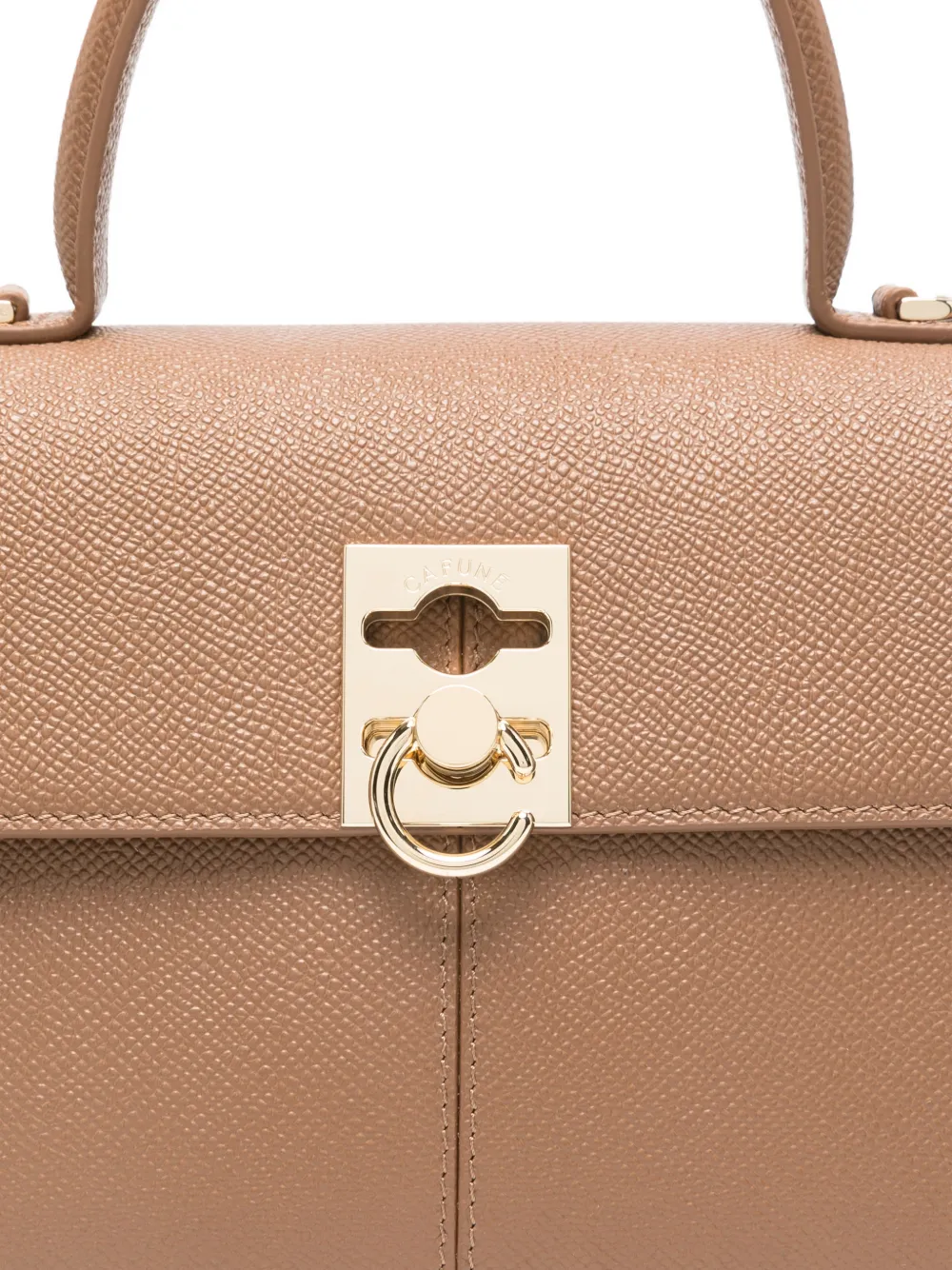 Cafuné Medium Stance C-lock Crossbody Bag In Brown