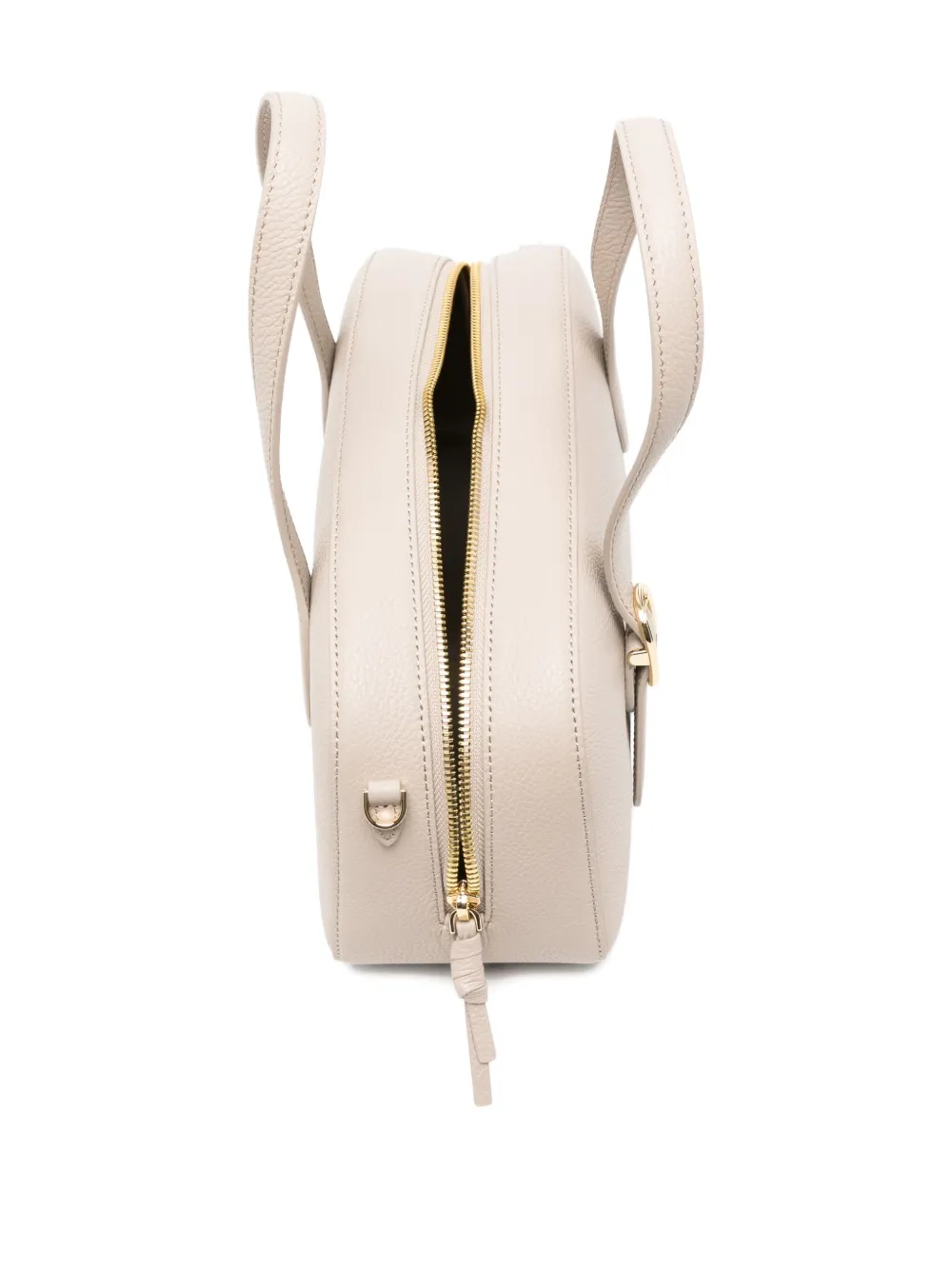 Cafuné Small Asra Boston Handle Bag In Neutral