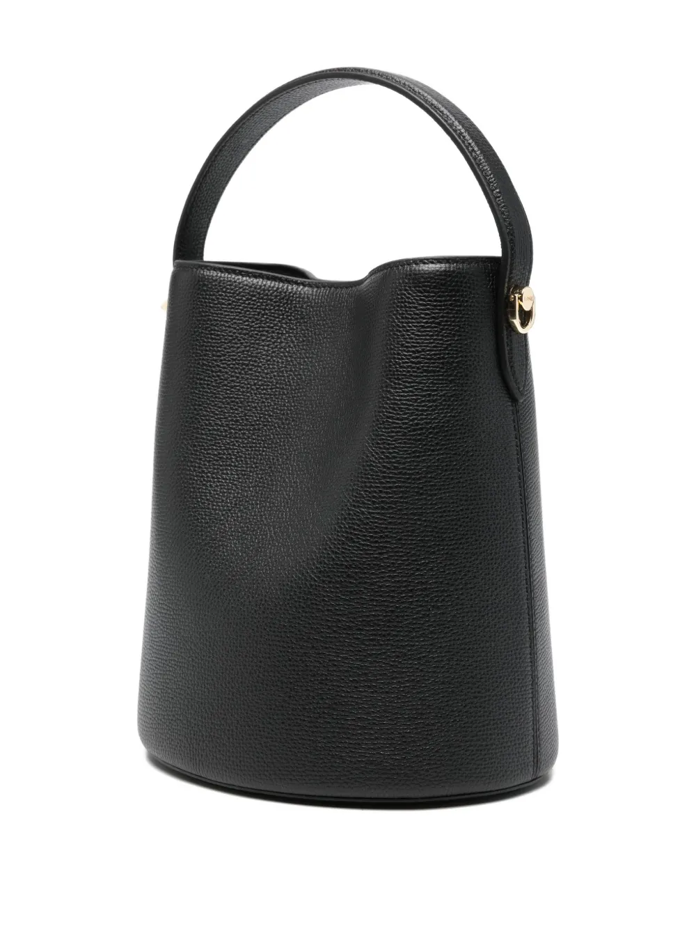 Cafuné Egg Bucket Bag In Black