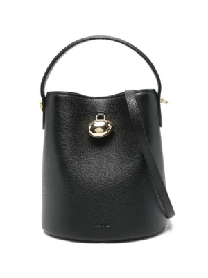 Mansur Gavriel レザー バケットバッグ | ブラック | FARFETCH JP