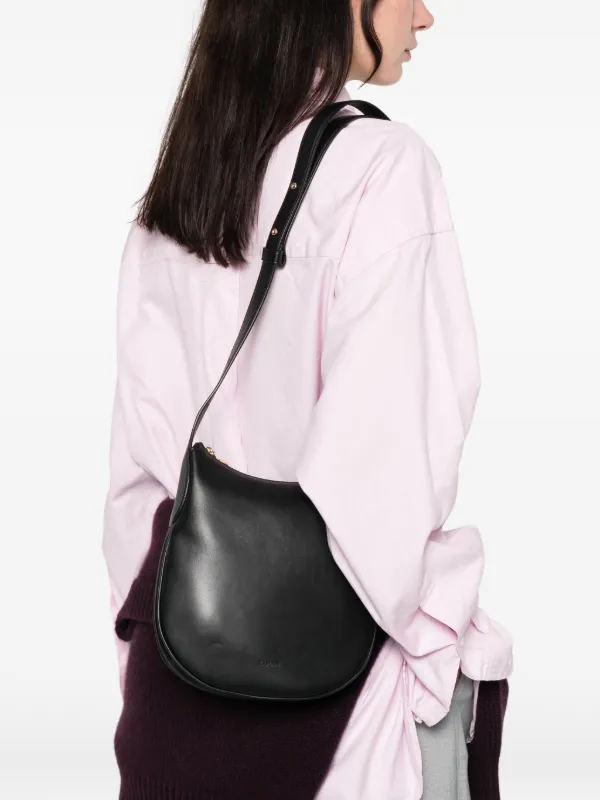 CAFUNÉ ショルダーバッグ Cafuné Lune Zip Shoulder Bag | Black | FARFETCH