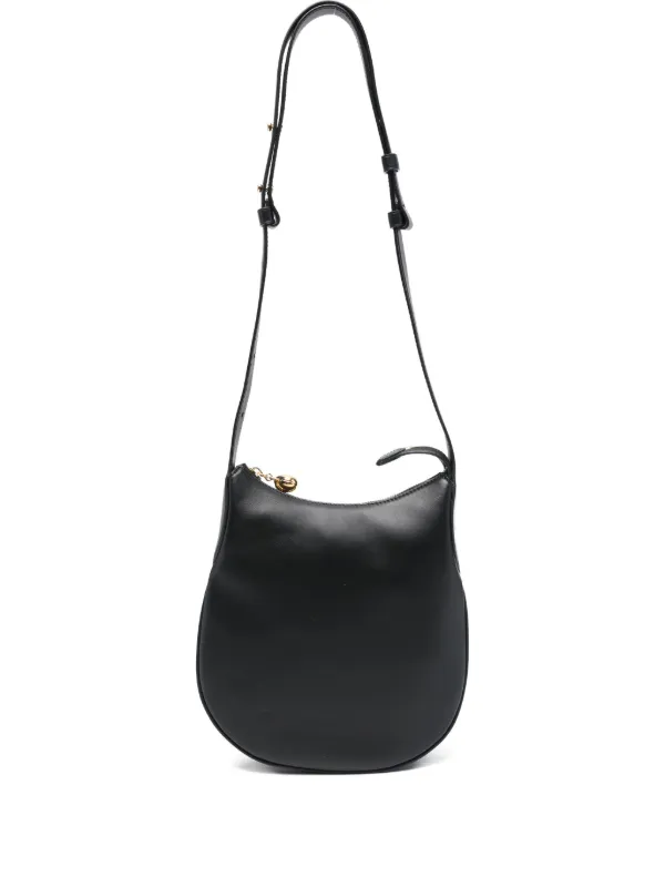 Cafuné Lune Zip Shoulder Bag | Black | FARFETCH