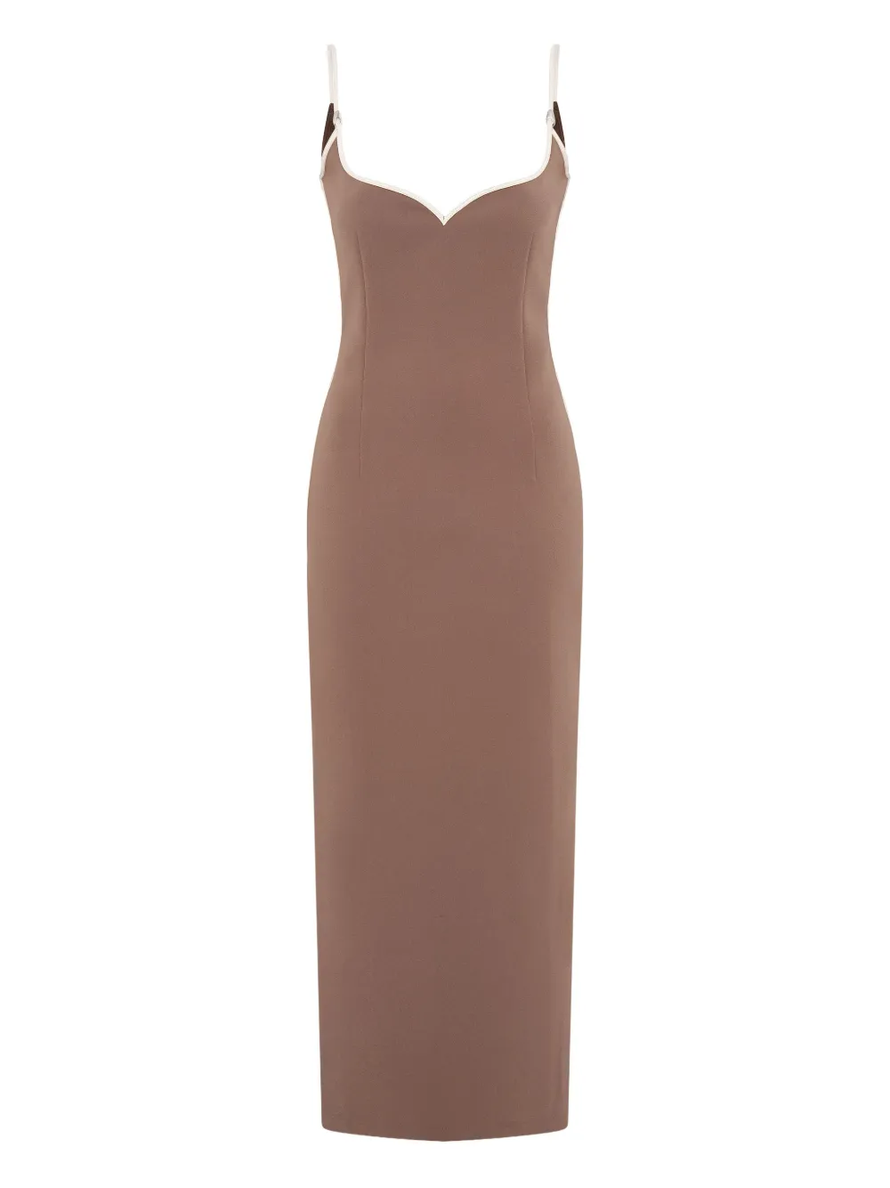 Paris Georgia Abito midi Heart - Marrone