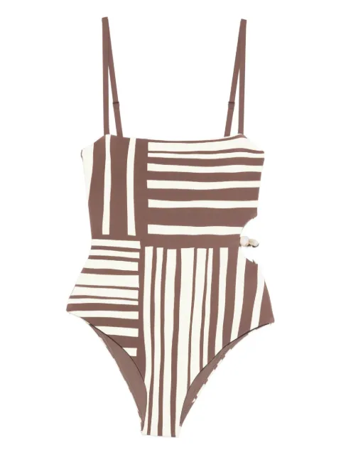 SIR. Linocut beaded swimsuit