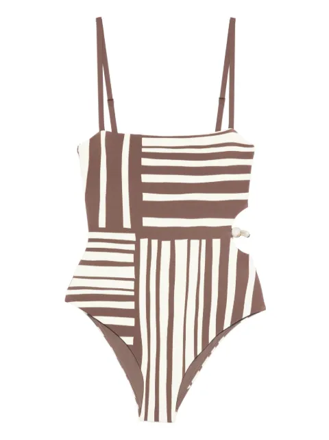 SIR. Linocut beaded swimsuit