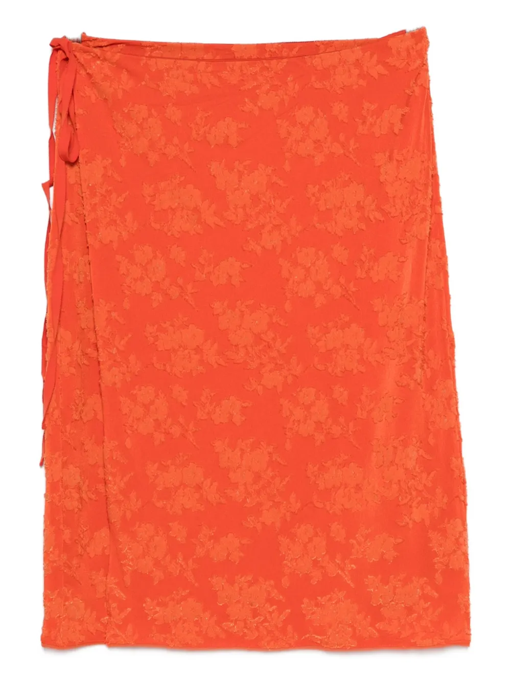 Sir Blanca Midi Skirt In Orange