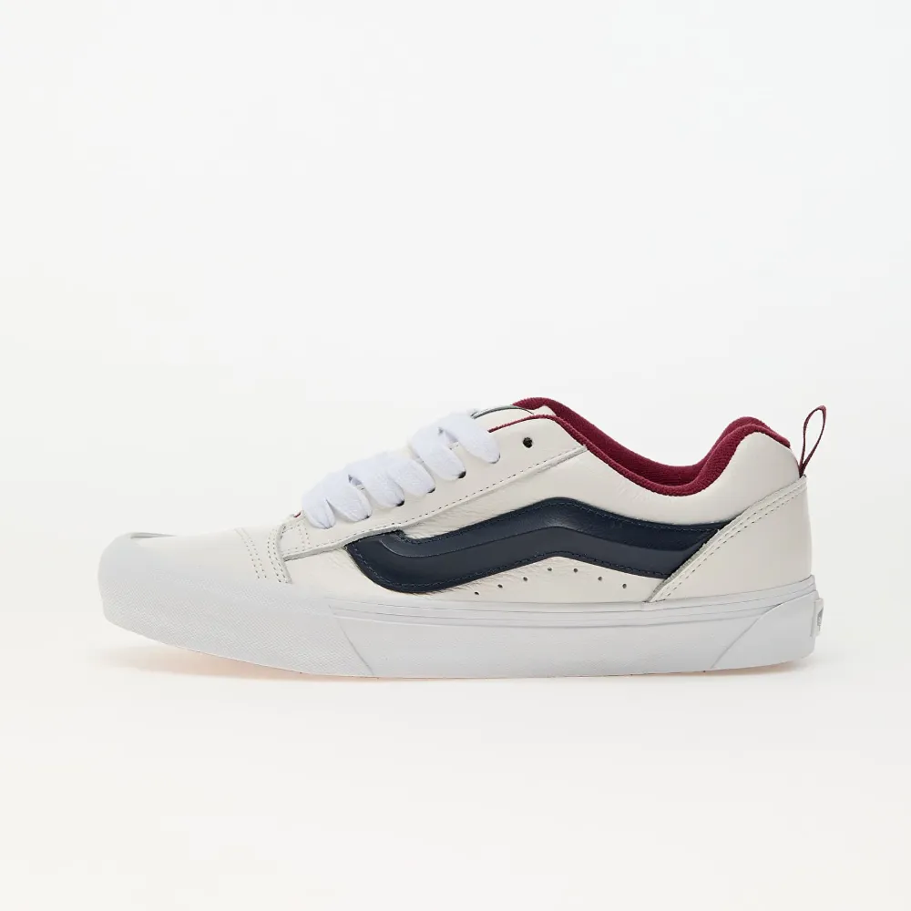 Vans Knu Skool Varsity leather sneakers White