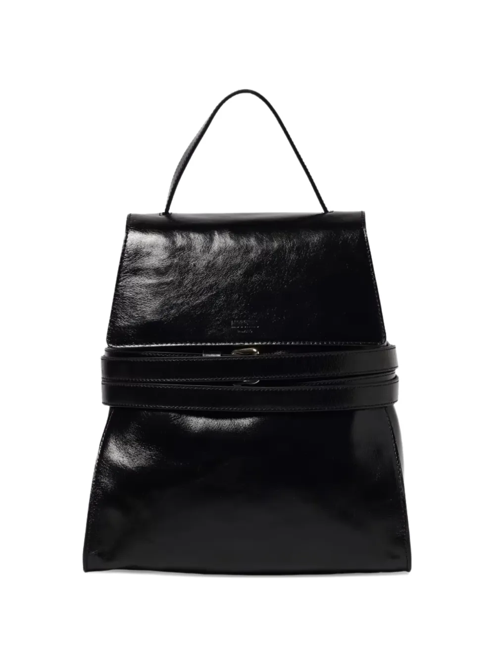 Moschino top handle strap backpack - Nero