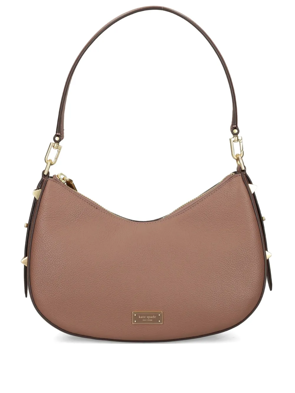 Kate Spade Liv Leather Shoulder Bag In Brown