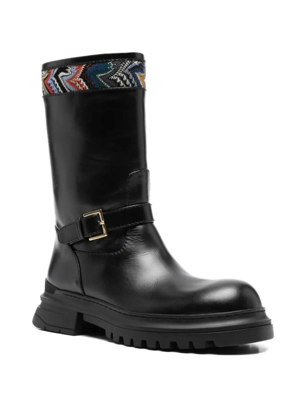 Missoni buckle trim boots Zwart