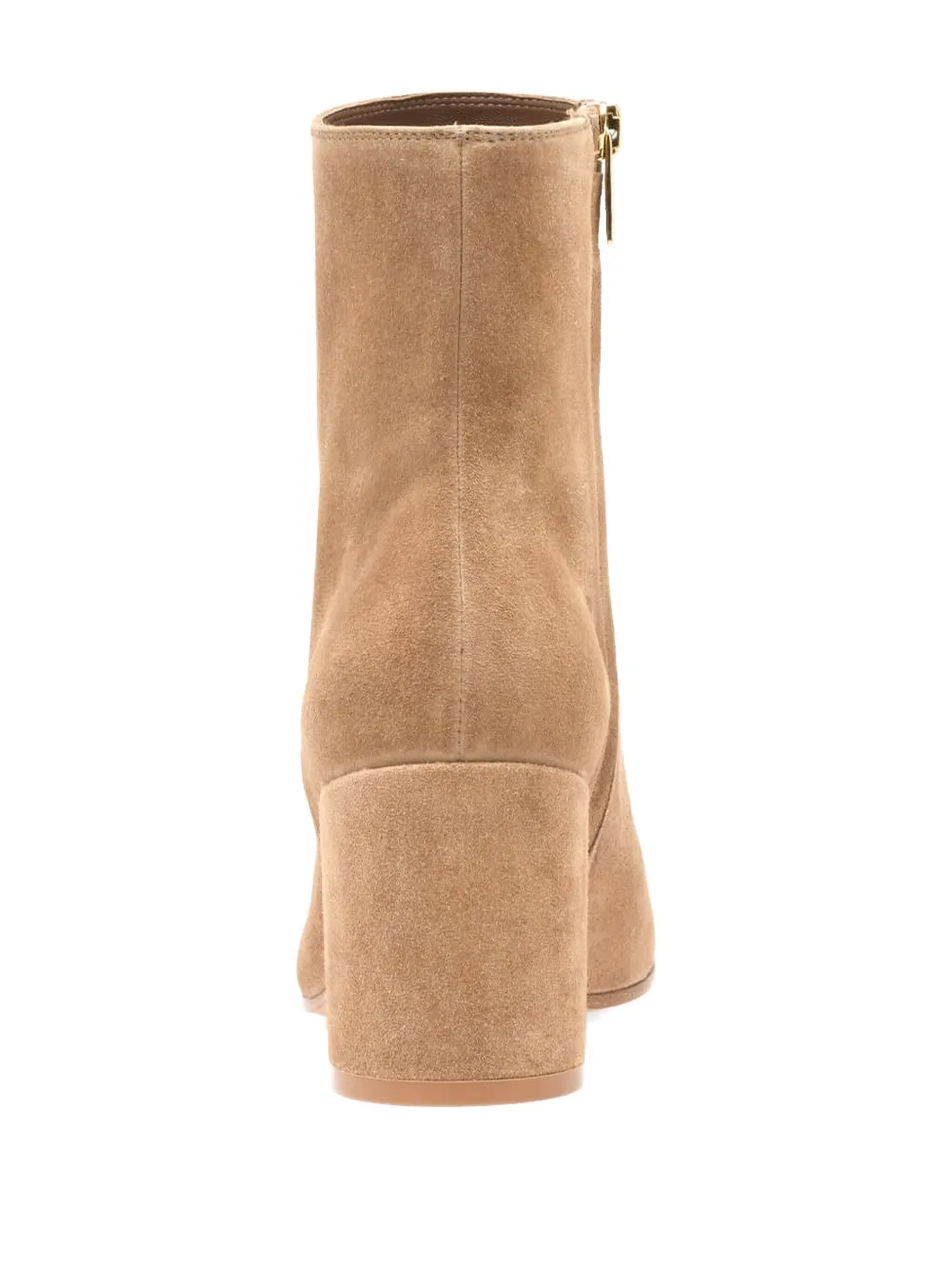 Gianvito Rossi 70mm Joelle suede block-heel boots Brown