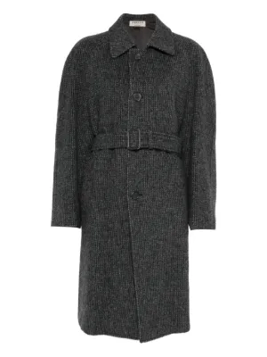 Les Deux Maximillian ヘリンボーン コート | グリーン | FARFETCH JP