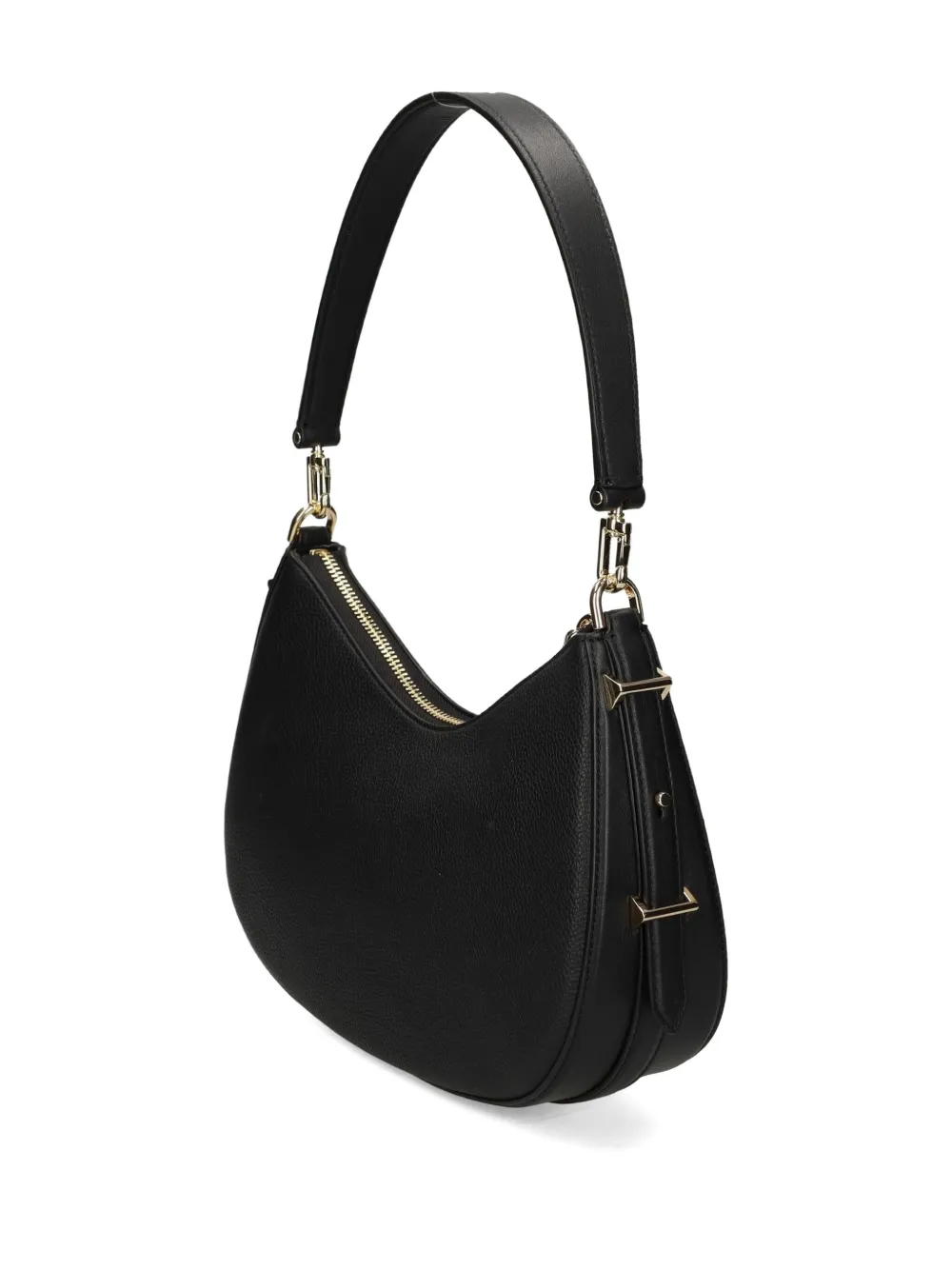 Kate Spade New York Liv Large Hobo Leather Shoulder Bag In Black