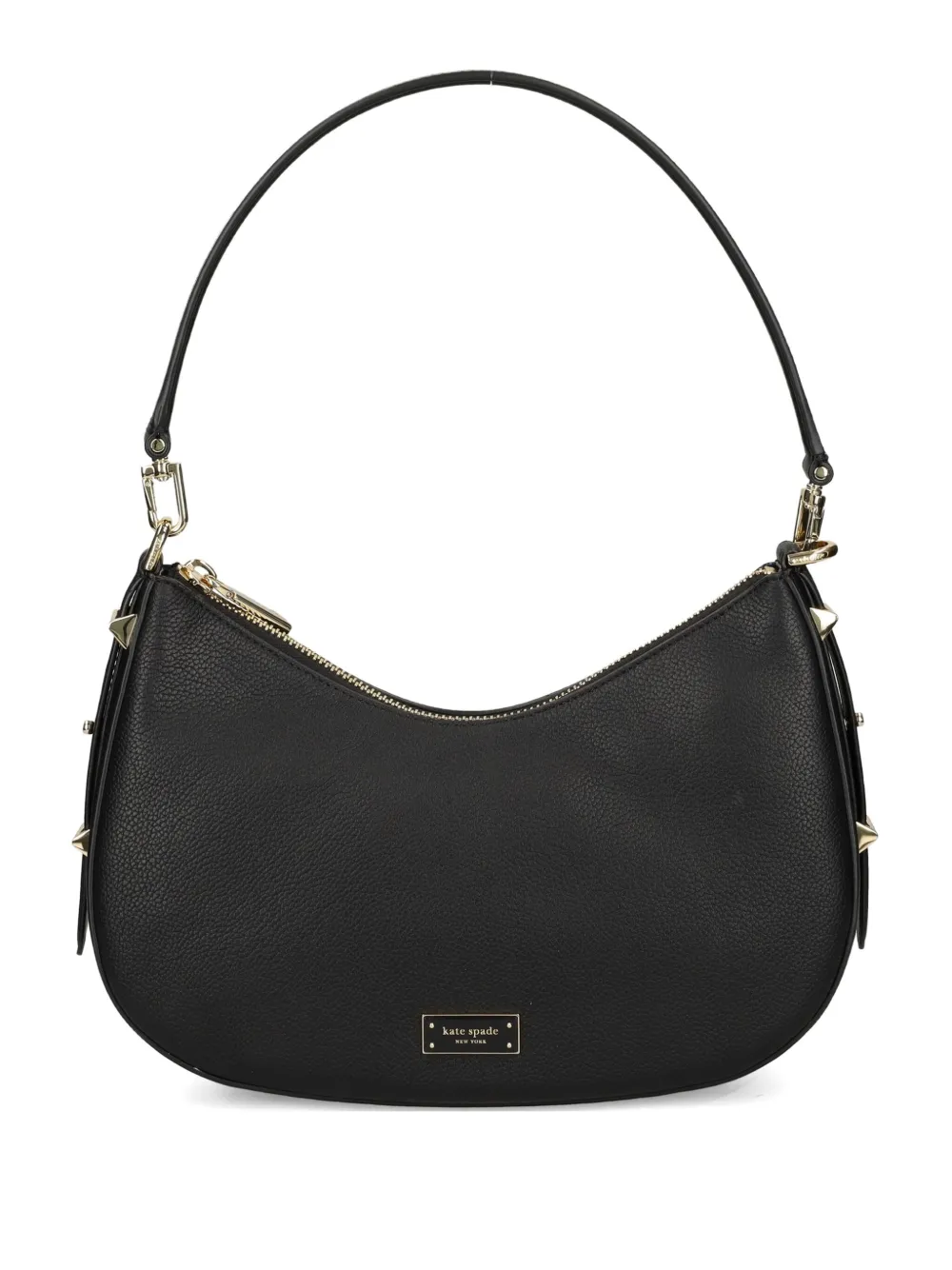 Kate Spade New York Liv Large Hobo Leather Shoulder Bag In Black