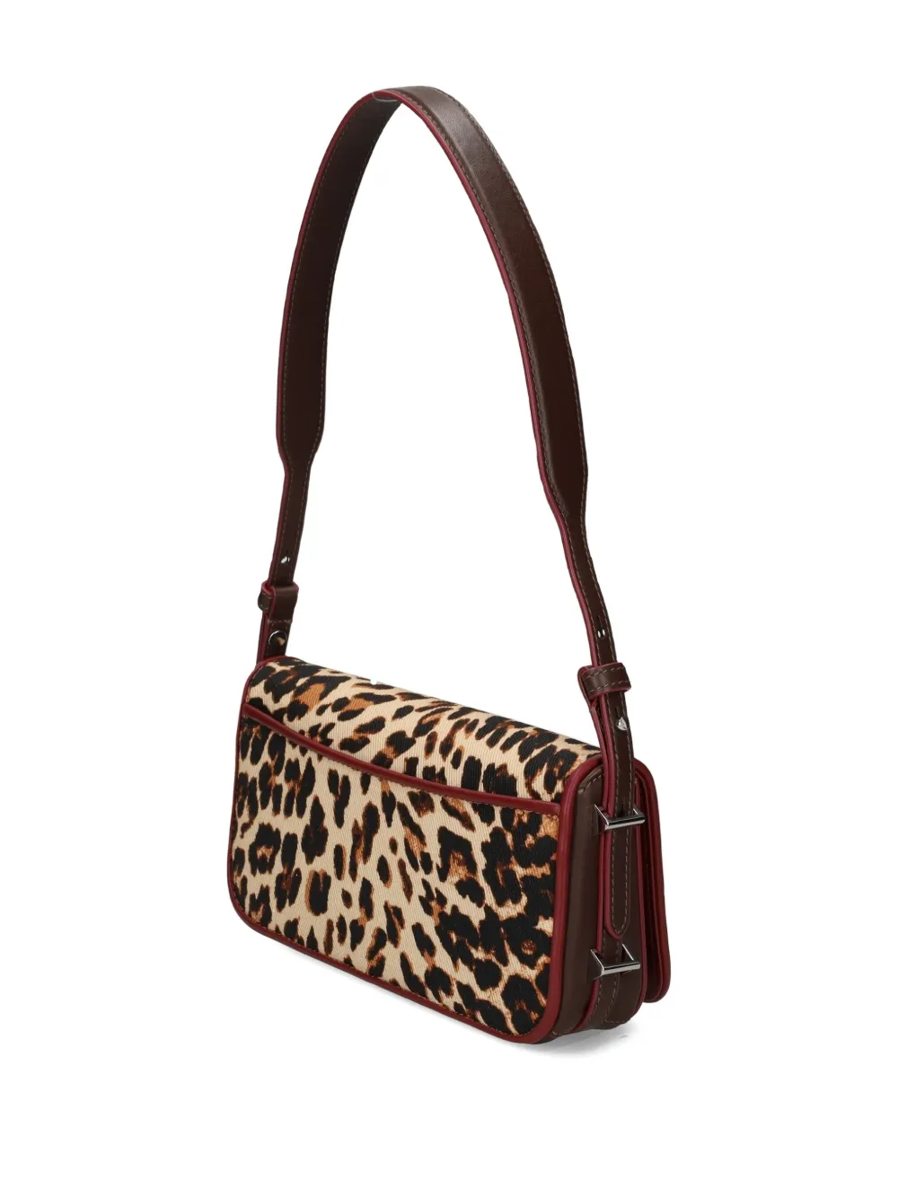 Kate Spade Liv Downtown Leopard-print Shoulder Bag In Brown
