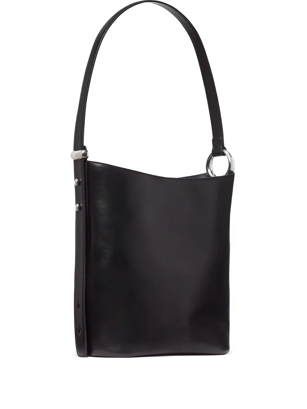 Kate Spade Halo Leather Bucket Bag In Black