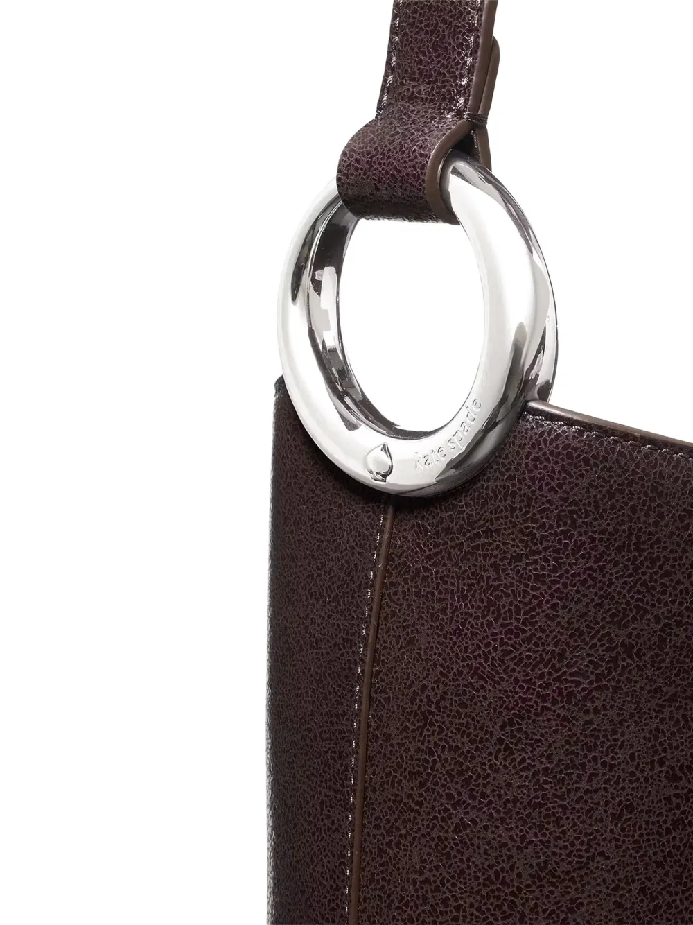 Kate Spade New York Halo Glazed Leather Bucket Bag In Brown