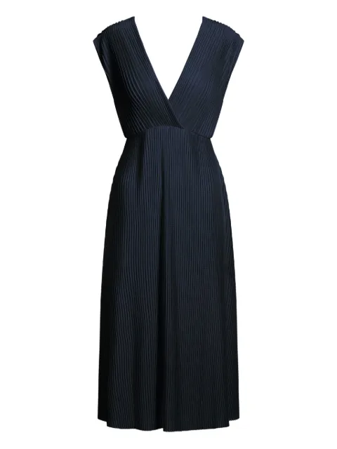 BOSS Macacão gola v com pregas