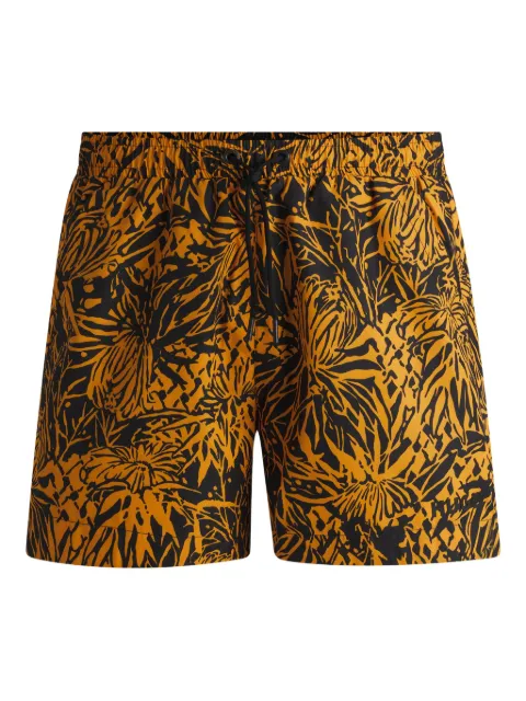 HUGO Bermuda de praia com estampa floral
