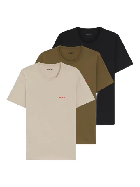 HUGO Kit 2 camisetas de algodão com logo