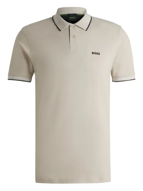 BOSS Camisa polo com detalhe de logo