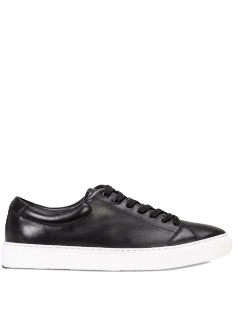 BOSS Tênis de couro com cadarço