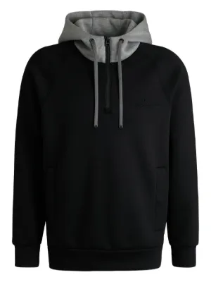 Saint Laurent Moletom Com Capuz e Estampa De Logo | Preto