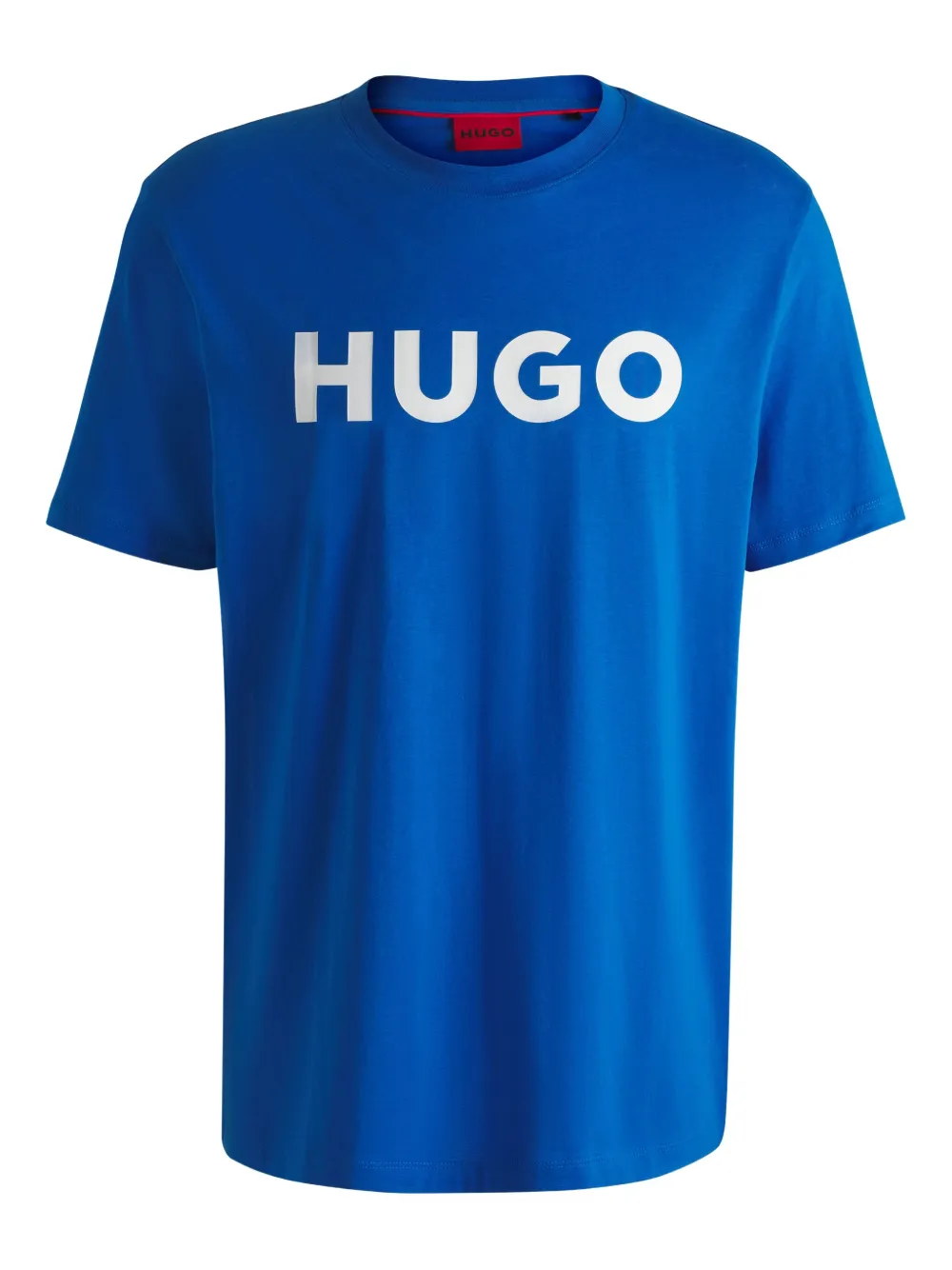 HUGO Camiseta com estampa de logo | Azul | Image 1