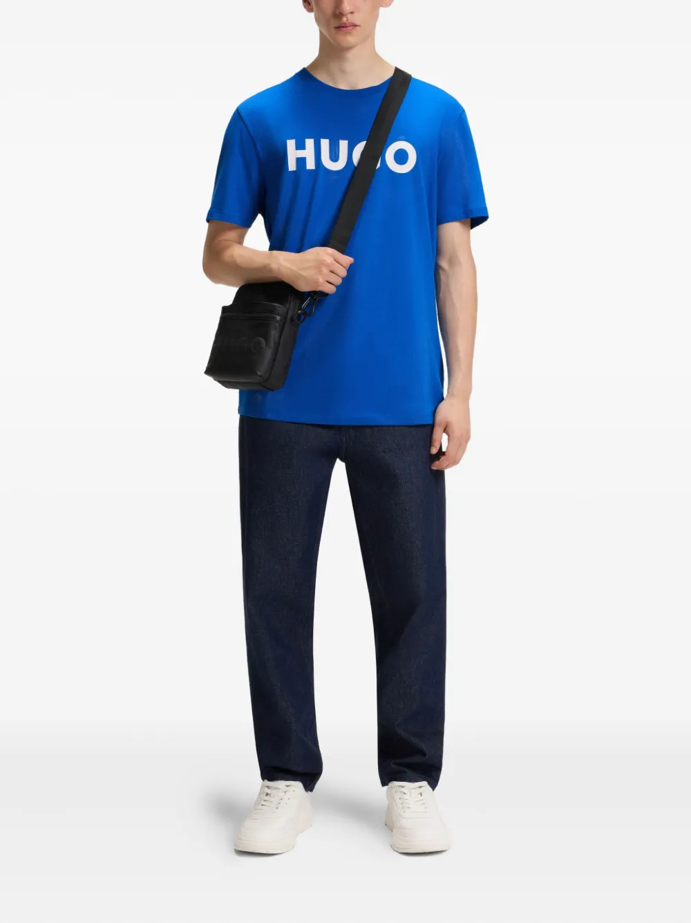 HUGO Camiseta com estampa de logo | Camisetas | Image 2